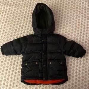 BabyGap Navy Winter Coat, detachable hood